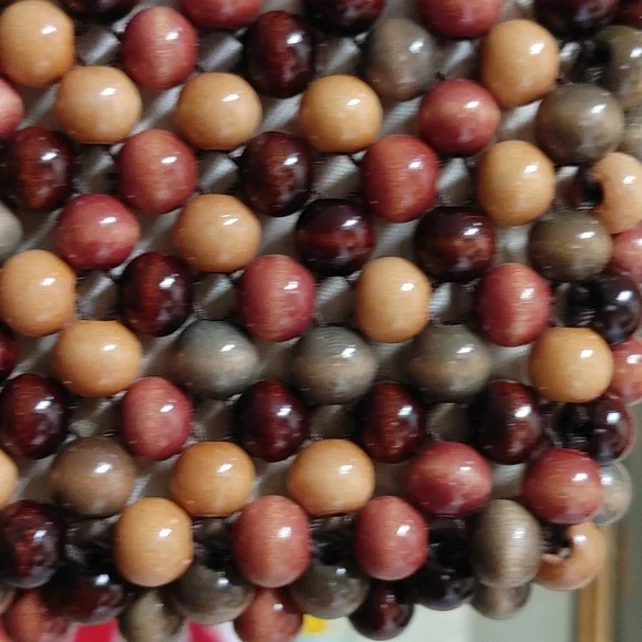 Vintage Brown and Tan Beaded Shoulder Bag - Picture 10 of 17